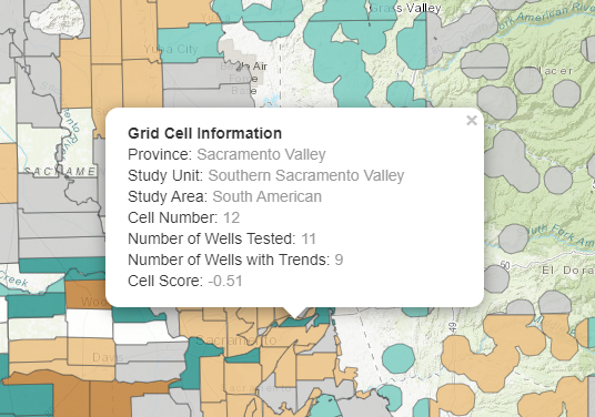 Explore Data: Grid Pop-up